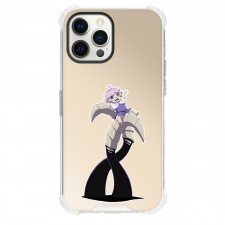 Clevatess Luna Phone Case For iPhone Samsung Galaxy Pixel OnePlus Vivo Xiaomi Asus Sony Motorola Nokia - Luna Sitting Horns Portrait Sticker