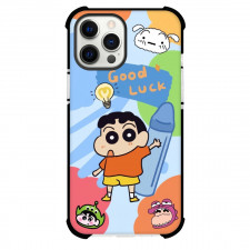 Crayon Shin-chan Phone Case For iPhone Samsung Galaxy Pixel OnePlus Vivo Xiaomi Asus Sony Motorola Nokia - Crayon Shin-chan characters Good Luck