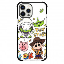 Crayon Shin-chan Phone Case For iPhone Samsung Galaxy Pixel OnePlus Vivo Xiaomi Asus Sony Motorola Nokia - Crayon Shin-chan Characters Toy Story