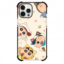 Crayon Shin-chan Phone Case For iPhone Samsung Galaxy Pixel OnePlus Vivo Xiaomi Asus Sony Motorola Nokia - Characters Wearing Animal Pajamas