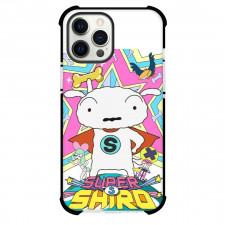 Crayon Shin-chan Shiro Phone Case For iPhone Samsung Galaxy Pixel OnePlus Vivo Xiaomi Asus Sony Motorola Nokia - Shiro Wearing Cape