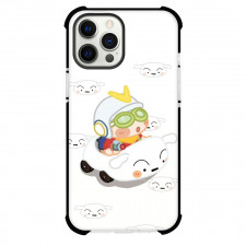 Crayon Shin-chan Phone Case For iPhone Samsung Galaxy Pixel OnePlus Vivo Xiaomi Asus Sony Motorola Nokia - Crayon Shin-chan & Shiro Riding