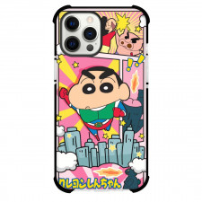 Crayon Shin-chan Phone Case For iPhone Samsung Galaxy Pixel OnePlus Vivo Xiaomi Asus Sony Motorola Nokia - Crayon Shin-chan vs Godzilla Comic Art
