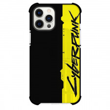 Cyberpunk 2077 Phone Case For iPhone Samsung Galaxy Pixel OnePlus Vivo Xiaomi Asus Sony Motorola Nokia - Cyberpunk 2077 Logo Yellow And Black Background