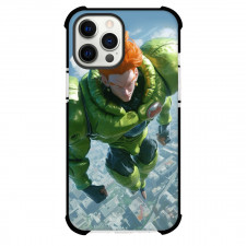 Dragon Ball Android 16 Phone Case For iPhone And Samsung Galaxy Devices - Android 16 Illustration City Background