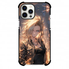 Dragon Ball Android 18 Phone Case For iPhone And Samsung Galaxy Devices - Android 18 Side Portrait