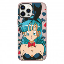 Dragon Ball Z Bulma Phone Case For iPhone Samsung Galaxy Pixel OnePlus Vivo Xiaomi Asus Sony Motorola Nokia - Bulma Bunny Heart Pattern Sticker