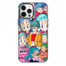 Dragon Ball Z Bulma Phone Case For iPhone Samsung Galaxy Pixel OnePlus Vivo Xiaomi Asus Sony Motorola Nokia - Bulma Different Mood Collage Portrait Poster