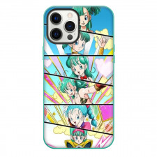Dragon Ball Z Bulma Phone Case For iPhone Samsung Galaxy Pixel OnePlus Vivo Xiaomi Asus Sony Motorola Nokia - Bulma Happy Portrait Collage Poster
