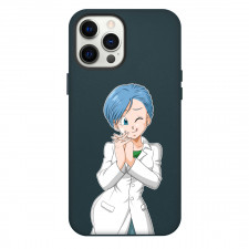 Dragon Ball Z Bulma Phone Case For iPhone Samsung Galaxy Pixel OnePlus Vivo Xiaomi Asus Sony Motorola Nokia - Bulma Lab Outfit Winking Portrait Sticker