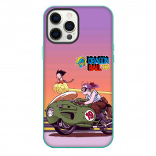Dragon Ball Z Phone Case For iPhone Samsung Galaxy Pixel OnePlus Vivo Xiaomi Asus Sony Motorola Nokia - Bulma And Goku Riding Series Poster