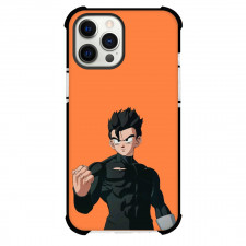 Gohan Phone Case For iPhone Samsung Galaxy Pixel OnePlus Vivo Xiaomi Asus Sony Motorola Nokia - Gohan Human Form Orange Background