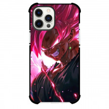 Dragon Ball Goku Phone Case For iPhone And Samsung Galaxy Devices - Goku Super Saiyan Rose Black