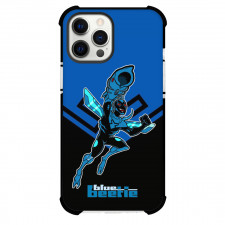 Blue Beetle Phone Case For iPhone Samsung Galaxy Pixel OnePlus Vivo Xiaomi Asus Sony Motorola Nokia - Blue Beetle Flying Cartoon Art Sticker