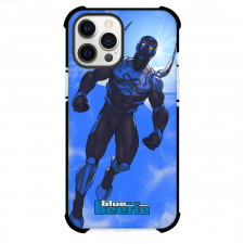 Blue Beetle Phone Case For iPhone Samsung Galaxy Pixel OnePlus Vivo Xiaomi Asus Sony Motorola Nokia - Blue Beetle Flying Portrait Cartoon Art