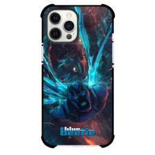 Blue Beetle Phone Case For iPhone Samsung Galaxy Pixel OnePlus Vivo Xiaomi Asus Sony Motorola Nokia - Blue Beetle Flying Portrait Illustration