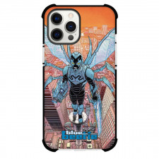 Blue Beetle Phone Case For iPhone Samsung Galaxy Pixel OnePlus Vivo Xiaomi Asus Sony Motorola Nokia - Blue Beetle Standing Attack Mode Comic Art
