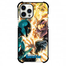 Blue Beetle Phone Case For iPhone Samsung Galaxy Pixel OnePlus Vivo Xiaomi Asus Sony Motorola Nokia - Blue Beetle Vs Stopwatch Comic Art