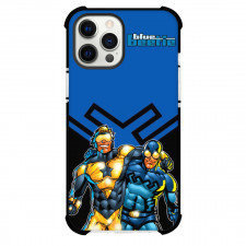 Blue Beetle Phone Case For iPhone Samsung Galaxy Pixel OnePlus Vivo Xiaomi Asus Sony Motorola Nokia - Ted Kord And Booster Smiling Comic Art