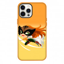 DC Hawk Girl Phone Case For iPhone Samsung Galaxy Pixel OnePlus Vivo Xiaomi Asus Sony Motorola Nokia - Flying Smile Chibi Portrait Cartoon Art