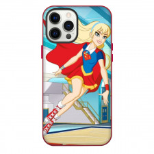 DC Super Hero Girls Supergirl Phone Case For iPhone Samsung Galaxy Pixel OnePlus Vivo Xiaomi Asus Sony Motorola Nokia - Supergirl Flying Cartoon Art