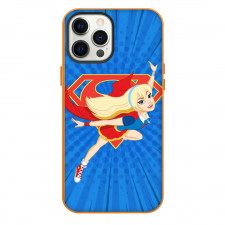 DC Super Hero Girls Supergirl Phone Case For iPhone Samsung Galaxy Pixel OnePlus Vivo Xiaomi Asus Sony Motorola Nokia - Supergirl Signature Pose With Logo