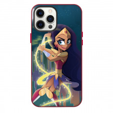 DC Super Hero Girls Wonder Woman Phone Case For iPhone Samsung Galaxy Pixel OnePlus Vivo Xiaomi Asus Sony Motorola Nokia - Wonder Woman Fighting Cartoon Art