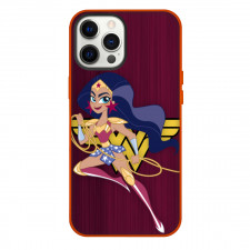 DC Super Hero Girls Wonder Woman Phone Case For iPhone Samsung Galaxy Pixel OnePlus Vivo Xiaomi Asus Sony Motorola Nokia - Wonder Woman Signature Pose With Logo