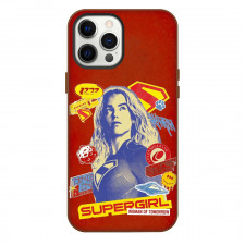 Supergirl Phone Case For iPhone Samsung Galaxy Pixel OnePlus Vivo Xiaomi Asus Sony Motorola Nokia - Supergirl Retro Portrait Sticker Series Poster