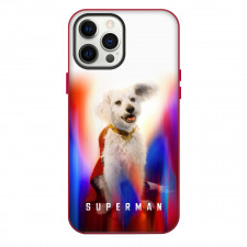 DC Comics Superman Phone Case For iPhone Samsung Galaxy Pixel OnePlus Vivo Xiaomi Asus Sony Motorola Nokia - Dog Cape Portrait Poster