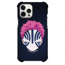 Demon Slayer Akaza Phone Case For iPhone Samsung Galaxy Pixel OnePlus Vivo Xiaomi Asus Sony Motorola Nokia - Akaza Head Portrait Minimalist Art