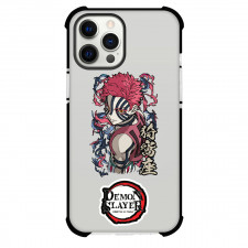 Demon Slayer Akaza Phone Case For iPhone Samsung Galaxy Pixel OnePlus Vivo Xiaomi Asus Sony Motorola Nokia - Akaza Side Portrait Sticker