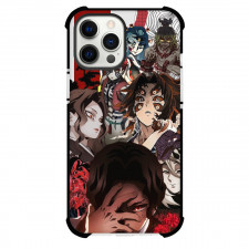 Demon Slayer Phone Case For iPhone Samsung Galaxy Pixel OnePlus Vivo Xiaomi Asus Sony Motorola Nokia - Characters Villain Collage Hand on Face