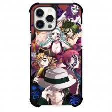 Demon Slayer Phone Case For iPhone Samsung Galaxy Pixel OnePlus Vivo Xiaomi Asus Sony Motorola Nokia - Characters Villain Hand on Hat Red Background