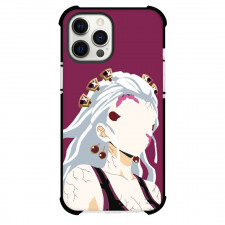 Demon Slayer Daki Phone Case For iPhone Samsung Galaxy Pixel OnePlus Vivo Xiaomi Asus Sony Motorola Nokia - Daki Portrait Minimalist On Purple Background