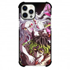 Demon Slayer Phone Case For iPhone Samsung Galaxy Pixel OnePlus Vivo Xiaomi Asus Sony Motorola Nokia - Daki on top of Gyutaro