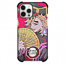 Demon Slayer Doma Phone Case For iPhone Samsung Galaxy Pixel OnePlus Vivo Xiaomi Asus Sony Motorola Nokia - Doma Portrait On Pink Background