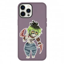 Demon Slayer Gyutaro Phone Case For iPhone Samsung Galaxy Pixel OnePlus Vivo Xiaomi Asus Sony Motorola Nokia - Gyutaro Holding Scythe Sticker Art