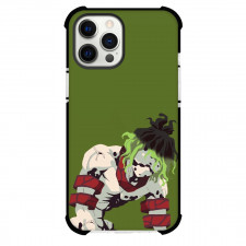 Demon Slayer Gyutaro Phone Case For iPhone Samsung Galaxy Pixel OnePlus Vivo Xiaomi Asus Sony Motorola Nokia - Gyutaro Minimalist Art Green Background
