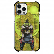 Demon Slayer Gyutaro Phone Case For iPhone Samsung Galaxy Pixel OnePlus Vivo Xiaomi Asus Sony Motorola Nokia - Gyutaro Yellow Abstract Background