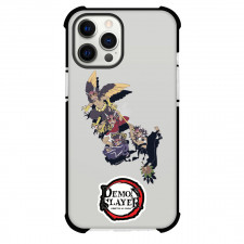 Demon Slayer Hantengu Phone Case For iPhone Samsung Galaxy Pixel OnePlus Vivo Xiaomi Asus Sony Motorola Nokia - Hantengu Flying Cartoon Art Sticker