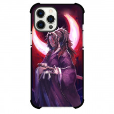 Demon Slayer Kokushibo Phone Case For iPhone Samsung Galaxy Pixel OnePlus Vivo Xiaomi Asus Sony Motorola Nokia - Kokushibo Solar Eclipse Background