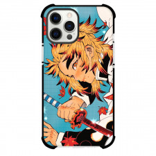 Demon Slayer Kyojuro Rengoku Phone Case For iPhone Samsung Galaxy Pixel OnePlus Vivo Xiaomi Asus Sony Motorola Nokia - Comic Series Kyojuro Rengoku Side Portrait Attack Mode