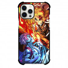 Demon Slayer Phone Case For iPhone Samsung Galaxy Pixel OnePlus Vivo Xiaomi Asus Sony Motorola Nokia - Kyojuro Rengoku Akaza Battle