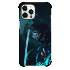 Demon Slayer Muichiro Tokito Phone Case For iPhone Samsung Galaxy Pixel OnePlus Vivo Xiaomi Asus Sony Motorola Nokia - Muichiro Tokito Drawing Sword in Darkness