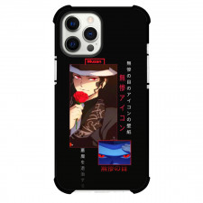 Demon Slayer Muzan Kibutsuji Phone Case For iPhone Samsung Galaxy Pixel OnePlus Vivo Xiaomi Asus Sony Motorola Nokia - Muzan Kibutsuji Holding Rose Poster Art