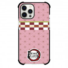 Demon Slayer Nezuko Kamado Phone Case For iPhone Samsung Galaxy Pixel OnePlus Vivo Xiaomi Asus Sony Motorola Nokia - Nezuko Kamado Symbol Background