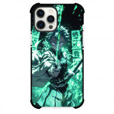 Demon Slayer Sanemi Shinazugawa Phone Case For iPhone Samsung Galaxy Pixel OnePlus Vivo Xiaomi Asus Sony Motorola Nokia - Sanemi Shinazugawa Japanese Characters Background