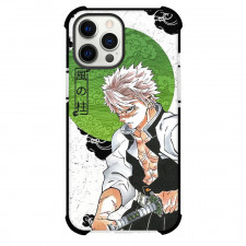 Demon Slayer Sanemi Shinazugawa Phone Case For iPhone Samsung Galaxy Pixel OnePlus Vivo Xiaomi Asus Sony Motorola Nokia - Comic Series Sanemi Shinazugawa Portrait