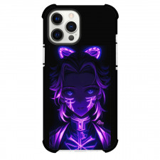 Demon Slayer Shinobu Kocho Phone Case For iPhone Samsung Galaxy Pixel OnePlus Vivo Xiaomi Asus Sony Motorola Nokia - Shinobu Kocho Line Art Glowing Face